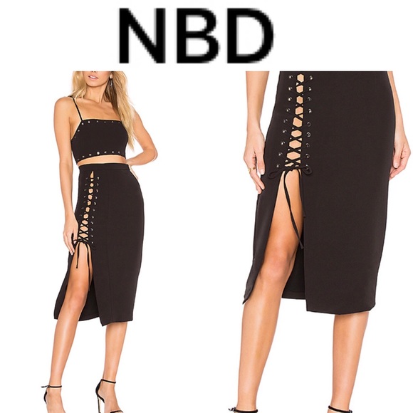 Lace Up With Side Tie Closure skirt